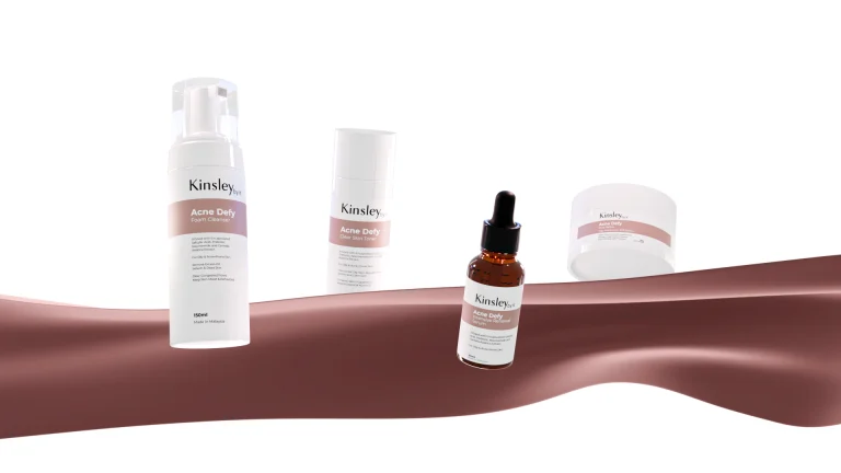 Achieve Clear, Beautiful Skin; Step by Step Guide to using Kinsley by K Acne Defy Set